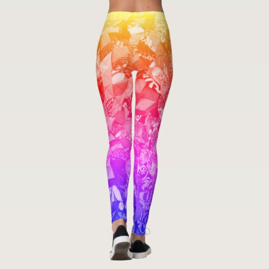 POLYNESIAN WAIKIKI PATTERNS LEGGINGS (Rückseite)