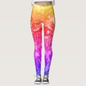 POLYNESIAN WAIKIKI PATTERNS LEGGINGS (Vorderseite)