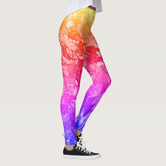 POLYNESIAN WAIKIKI PATTERNS LEGGINGS (Rechts)