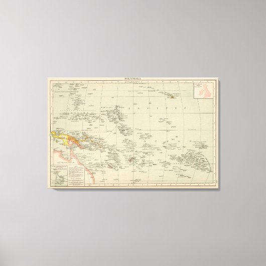 Polynesien 4 leinwanddruck (Vorderseite)