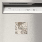 Polynesien-Karte Magnet (In Situ (Geschirrspüler))