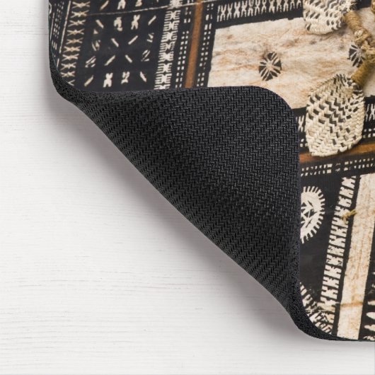 Polynesien, Königreich Tonga. Tapa Mousepad (Ecke)