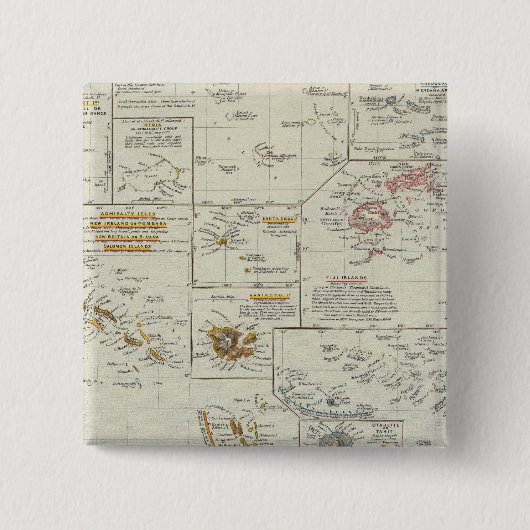 Polynesien, Pazifik-Inseln Button (Vorderseite)