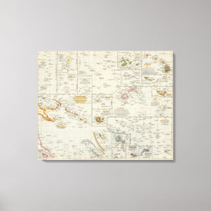 Polynesien, Pazifikinseln Leinwanddruck