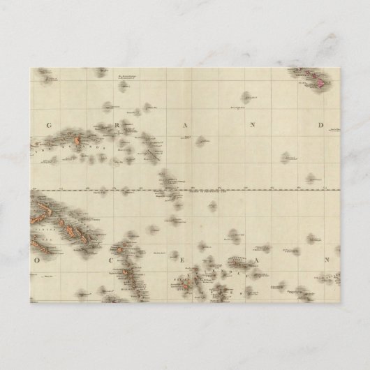 Polynesien Postkarte (Vorderseite)