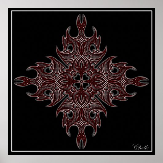 Polynesier Star Poster (Vorne)