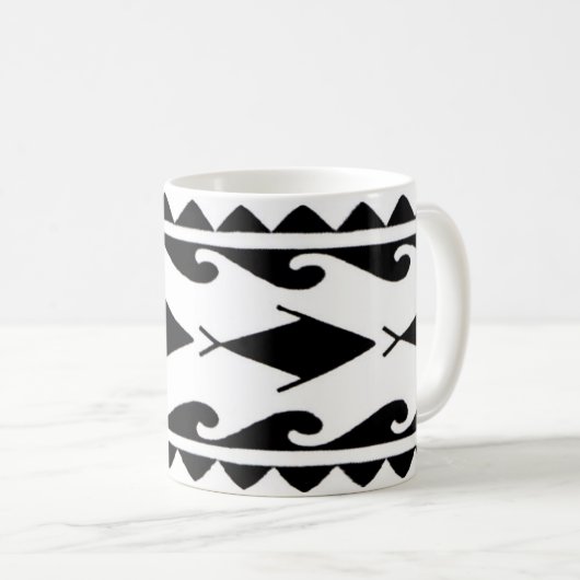 Polynesisch Kaffeetasse (VorderseiteRechts)