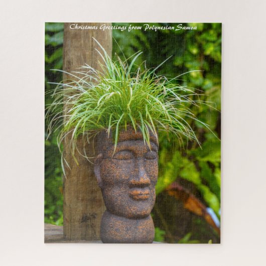 Polynesisch Samoa.Weihnachtsgrüße Puzzle (Vertikal)