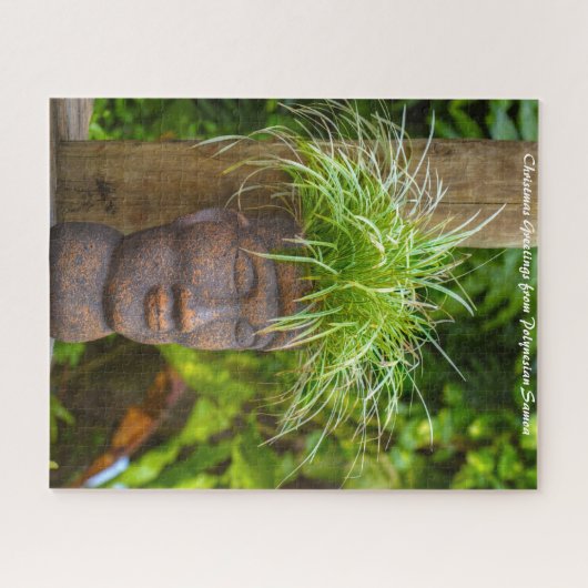 Polynesisch Samoa.Weihnachtsgrüße Puzzle (Horizontal)