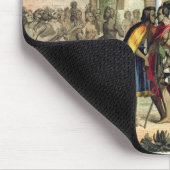 Polynesische Eingeborene, welche die Nasen, Mousepad (Ecke)