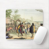 Polynesische Eingeborene, welche die Nasen, Mousepad (Mit Mouse)