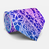 Polynesische hawaiische Art-Blumenmuster-gefärbte Krawatte (Gerollt)