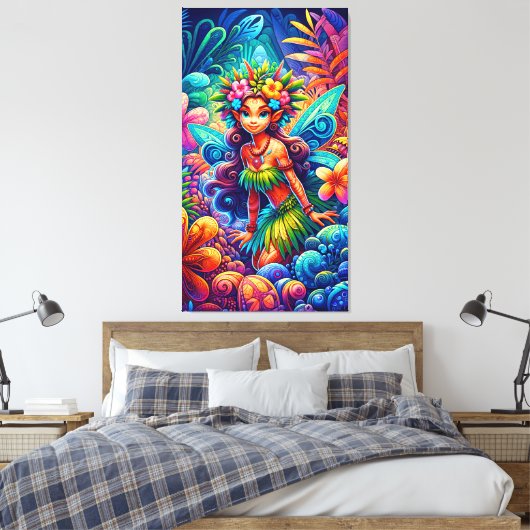Polynesische Märchen Leinwanddruck (Insitu (Schlafzimmer))