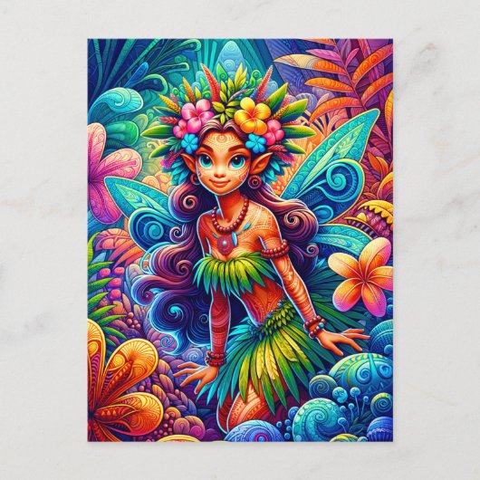 Polynesische Märchen Postkarte (Vorderseite)