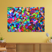 POLYNESISCHE PATTER 32x48 Leinwanddruck (Insitu (Wohnzimmer))