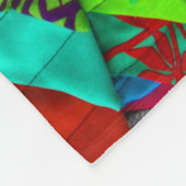 POLYNESISCHE PATTER FLEECEDECKE (Ecke)