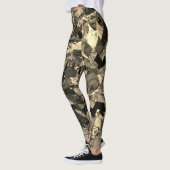 POLYNESISCHE SEPIA-PATTER LEGGINGS (Links)