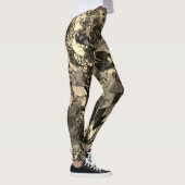 POLYNESISCHE SEPIA-PATTER LEGGINGS (Rechts)