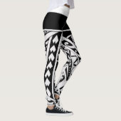 Polynesische Stammes-Leggings Leggings (Rechts)