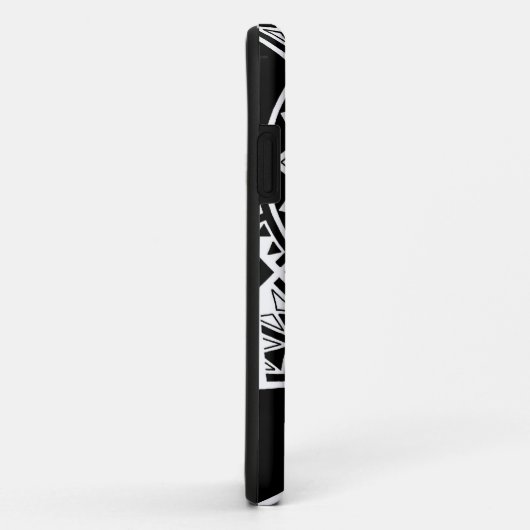 Polynesische Stammes- Sonnetätowierung Case-Mate iPhone Hülle (Hinten/Rechts)