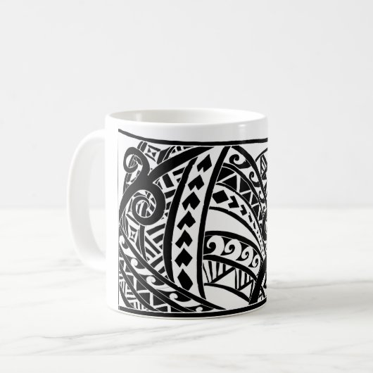 Polynesische Tasse (Vorderseite Links)