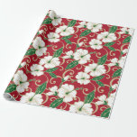 POLYNESISCHE TRAUEN (CHRISTMAS) GESCHENKPAPIER<br><div class="desc">Polynesischer Traum zu Weihnachten. Copyright von Kelly Hironaka,  Nr. 3 Design</div>