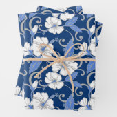 POLYNESISCHE TRAUME (BLAU) GESCHENKPAPIER SET (Beispiel)