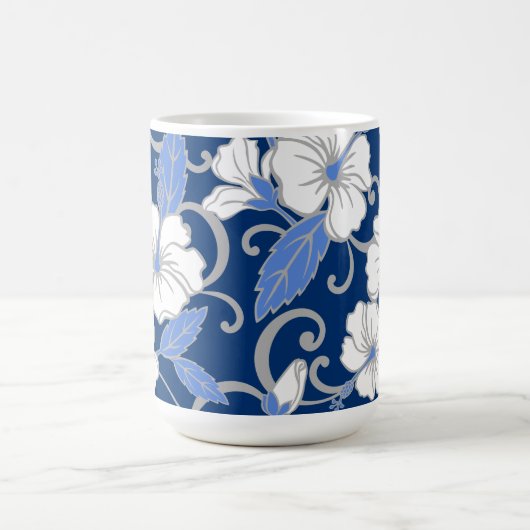 POLYNESISCHE TRAUME (BLAU) KAFFEETASSE (Mittel)