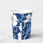 POLYNESISCHE TRAUME (BLAU) PAPPBECHER (Rechts)