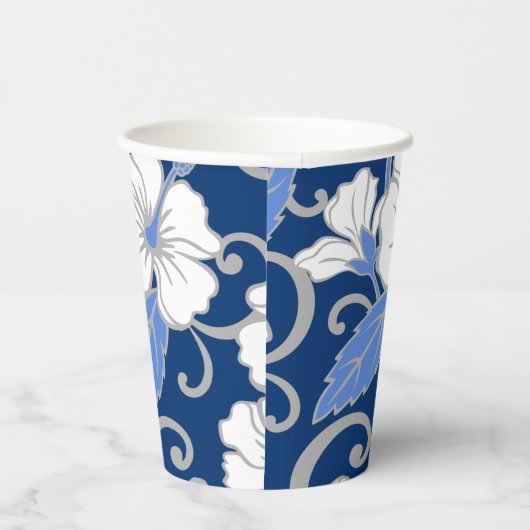 POLYNESISCHE TRAUME (BLAU) PAPPBECHER (Rechts)