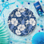 POLYNESISCHE TRAUME (BLAU) PAPPTELLER (Party)