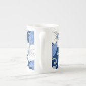 POLYNESISCHE TRAUME (BLAU) PORZELLANTASSE (Rückseite)