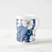 POLYNESISCHE TRAUME (BLAU) PORZELLANTASSE (Vorderseite Rechts)