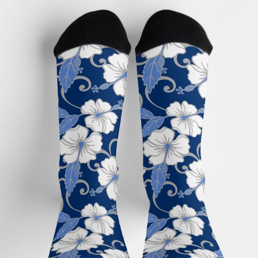 POLYNESISCHE TRAUME (BLAU) SOCKEN (Oben)