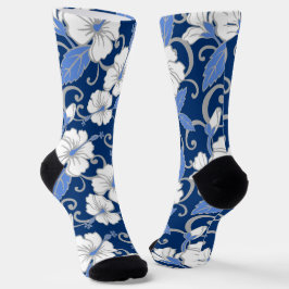 POLYNESISCHE TRAUME (BLAU) SOCKEN