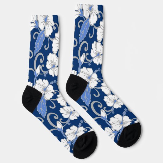 POLYNESISCHE TRAUME (BLAU) SOCKEN (Rechts)