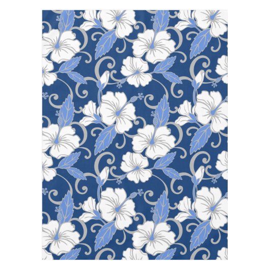 POLYNESISCHE TRAUME (BLAU) TISCHDECKE (Vorderseite)