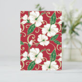 POLYNESISCHE TRAUME (CHRISTMAS) DANKESKARTE (Stehend Vorderseite)