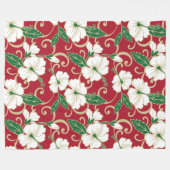 POLYNESISCHE TRAUME (CHRISTMAS) FLEECEDECKE (Vorderseite (Horizontal))