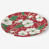 POLYNESISCHE TRAUME (CHRISTMAS) PAPPTELLER (Schrägansicht)