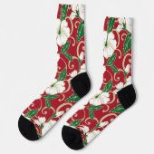 POLYNESISCHE TRAUME (CHRISTMAS) SOCKEN (Linkes Detail)