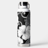 POLYNESISCHE TRAUMFLASCHE (SCHWARZ) WASSERFLASCHE TRINKFLASCHE (Rückseite)