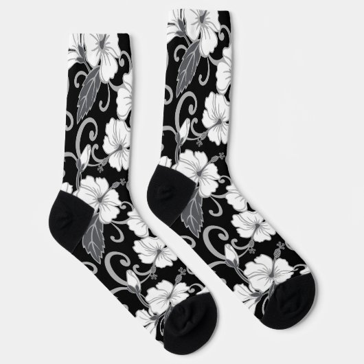 POLYNESISCHE TRAUMSOCKS (SCHWARZ) SOCKEN (Rechts)