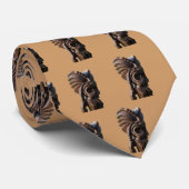 Polynesische tropische Insel Tiki Krawatte (Gerollt)