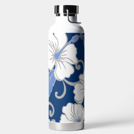 POLYNESISCHE TRUMPE (BLAU) WASSERFLASCHE TRINKFLASCHE