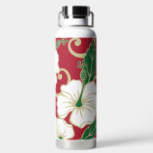 POLYNESISCHE TRUMPE (CHRISTMAS) WASSERFLASCHE TRINKFLASCHE (Rückseite)