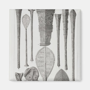 Polynesische Vereine und Insignien des Ranges Magnet