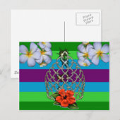 Polynesischer Diva Pride Postkarte (Vorne/Hinten)
