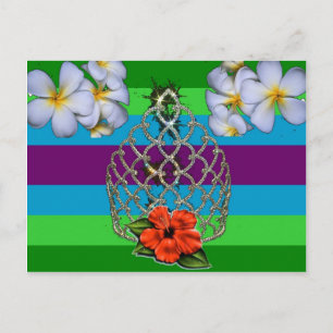 Polynesischer Diva Pride Postkarte