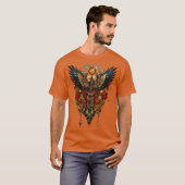 Polynesischer Dreamcatcher T-Shirt Tattoo (Vorne ganz)